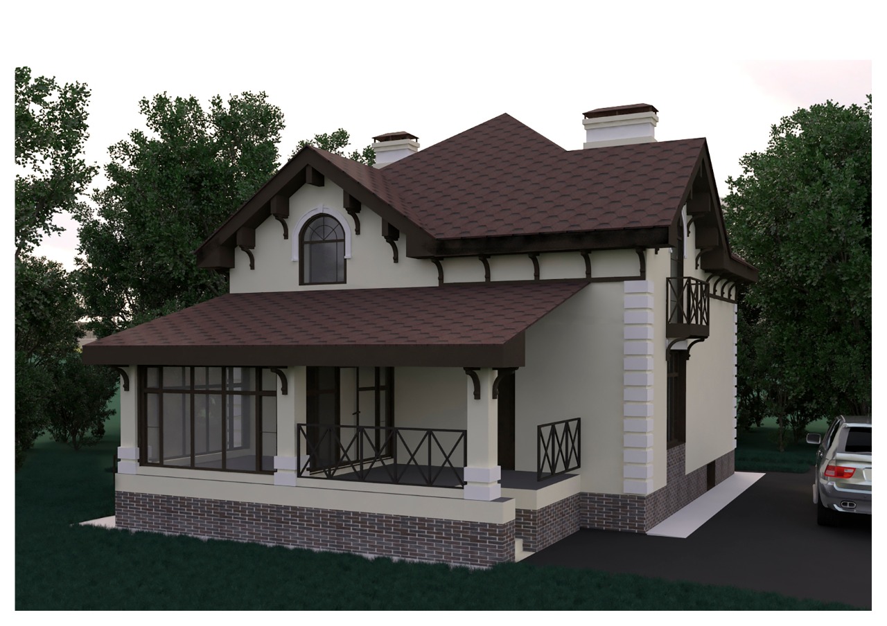 Индивидуальный жилой дом 1 Индивидуальный жилой дом 1